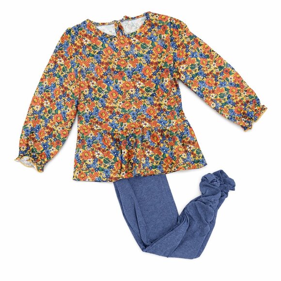 Ruffle Butts Other - Ruffle Butts Autumn Floral Leggings Set